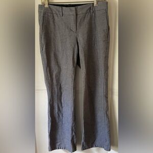 Boden blue and white Trousers Formal Straight-Leg 6 petite